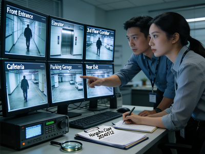 杭州侦探团队分析监控画面