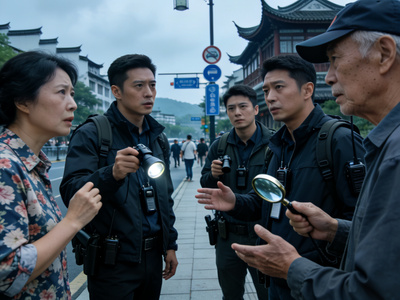 杭州侦探团队进行实地搜寻