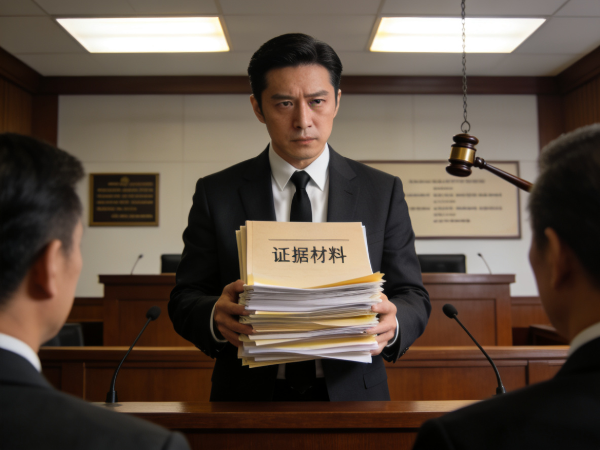 私家侦探在法庭上提交证据